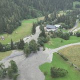 Les dangers naturels toujours plus proches des zones habitées (ici à Lourtier, après les laves torrentielles dès le 4 juillet 2024)